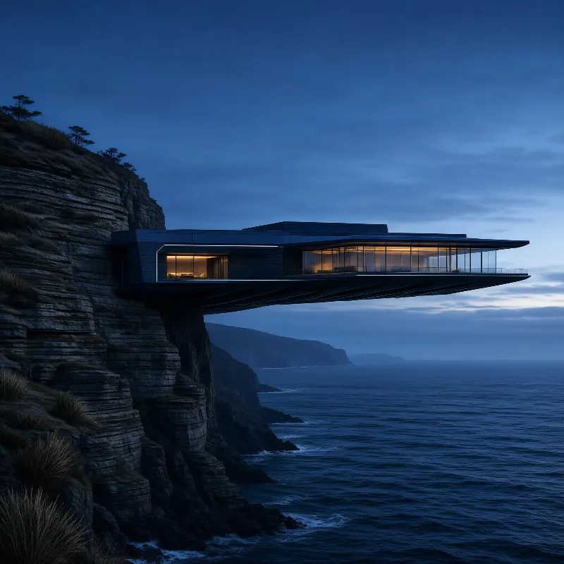 Futuristic Cliff House