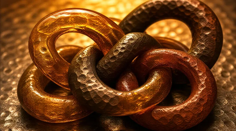 Interlocking Metal Rings