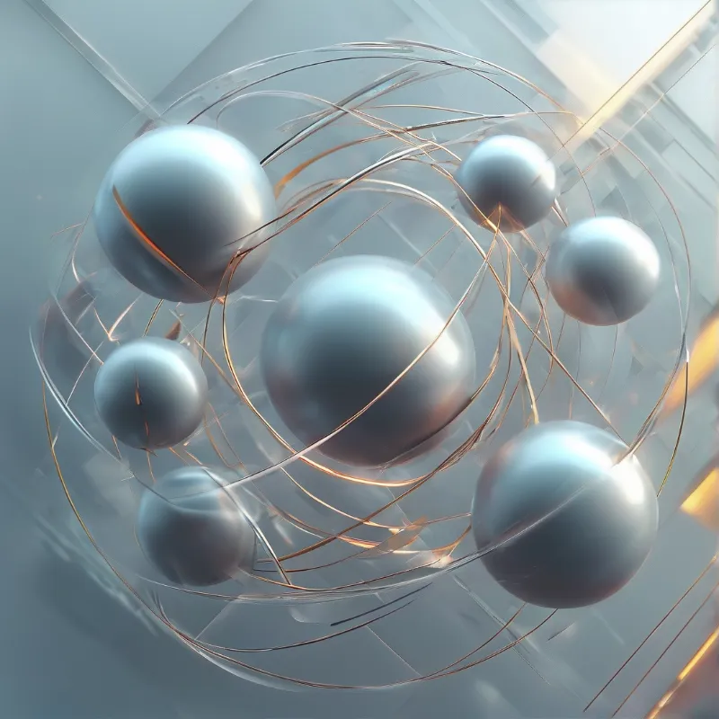 Metallic Spheres in Cage