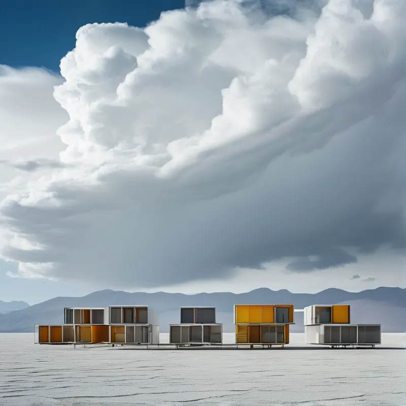 Modular Homes on Salt Flats