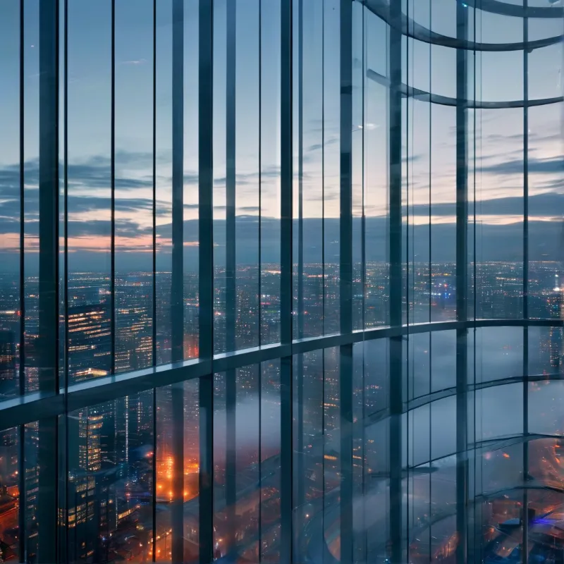 City View from Skyscraper
