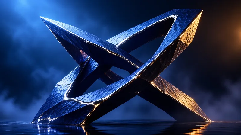 Abstract Metallic Sculpture