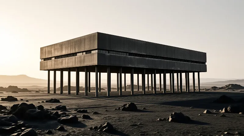 Desert Brutalist Architecture