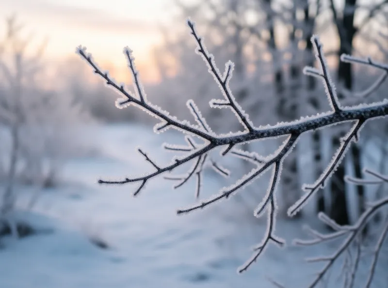 Frosted Winter Branches