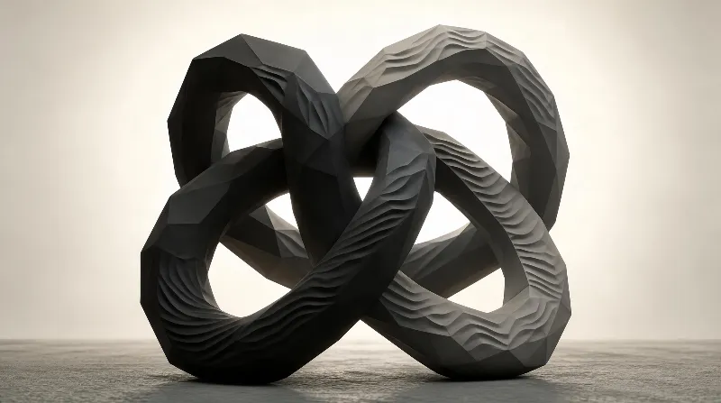 Abstract Geometric Sculpture