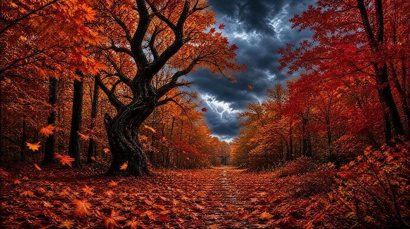 Autumn Forest Path