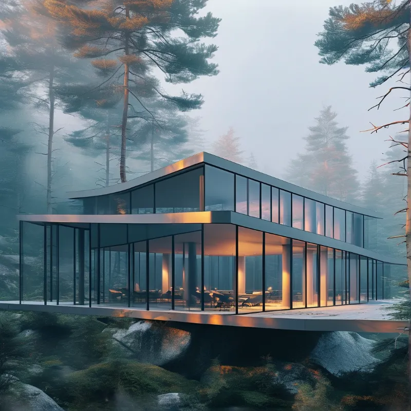 Modern Forest Retreat
