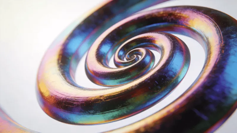 Iridescent Spiral