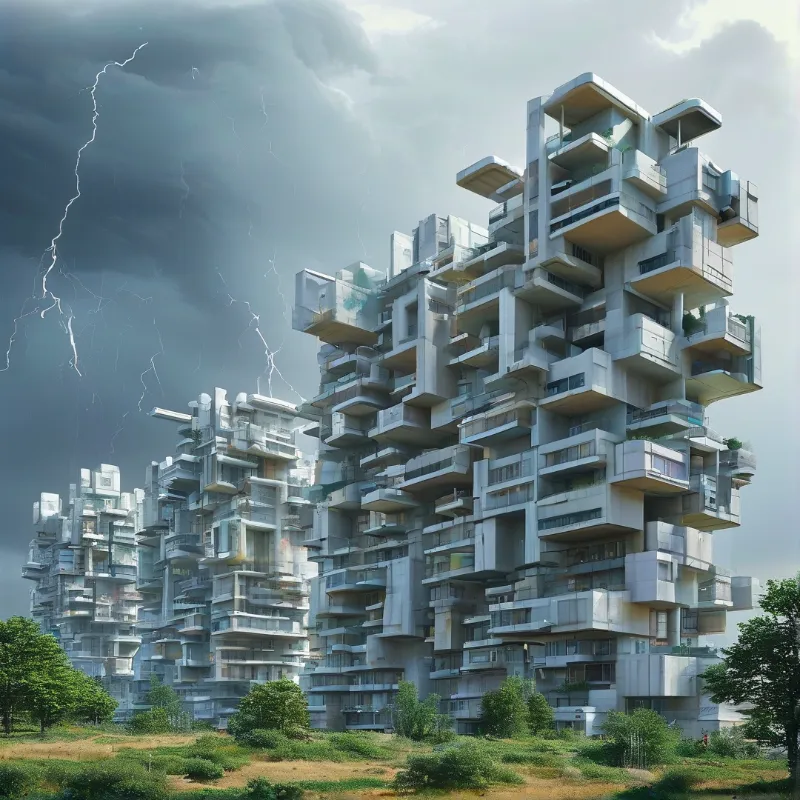 Futuristic Architectural Complex