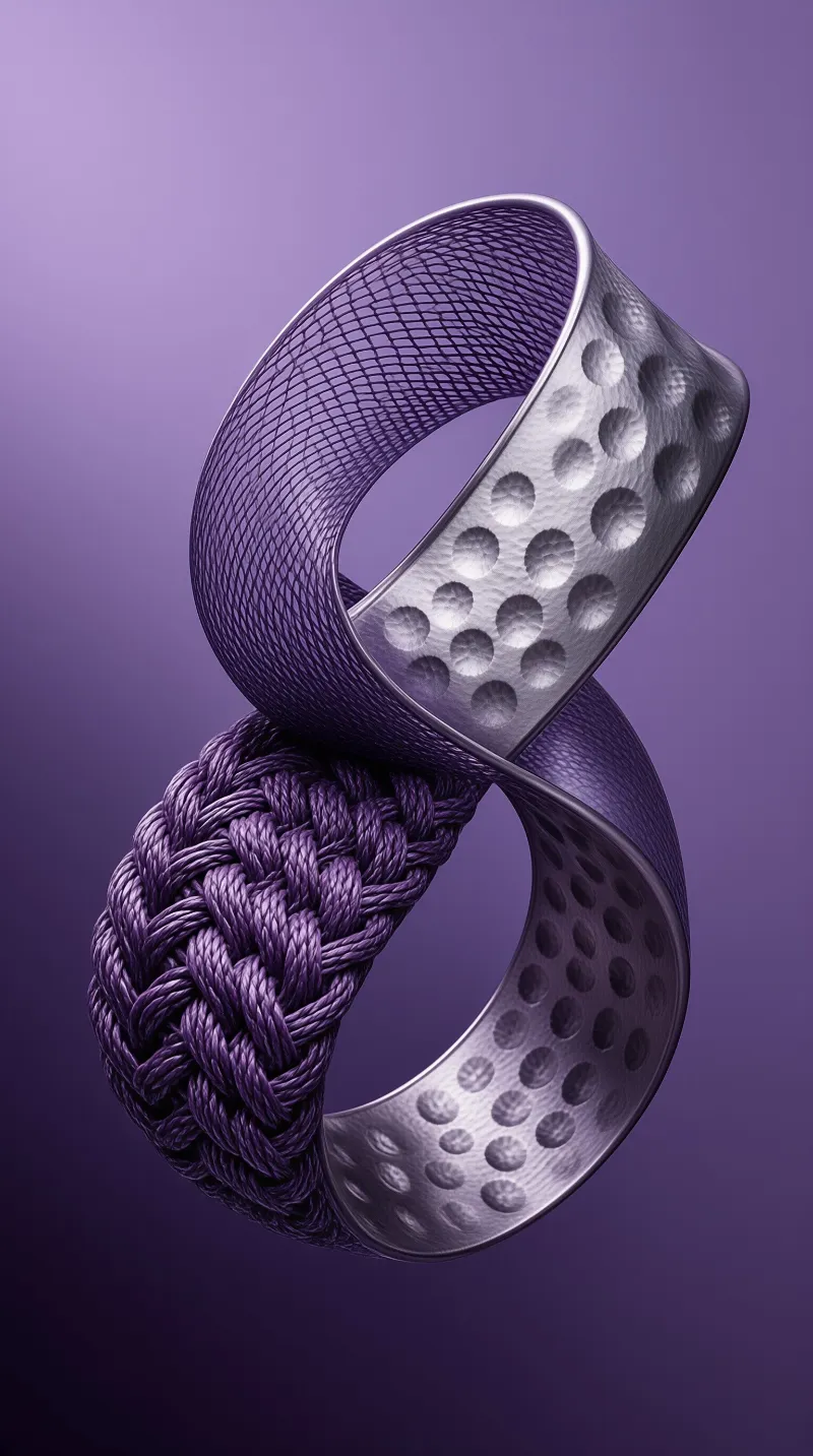 Abstract Twisted 3D Sculpture