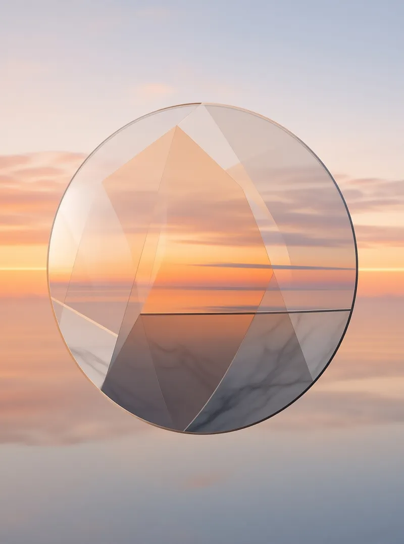 Floating Crystal Sphere
