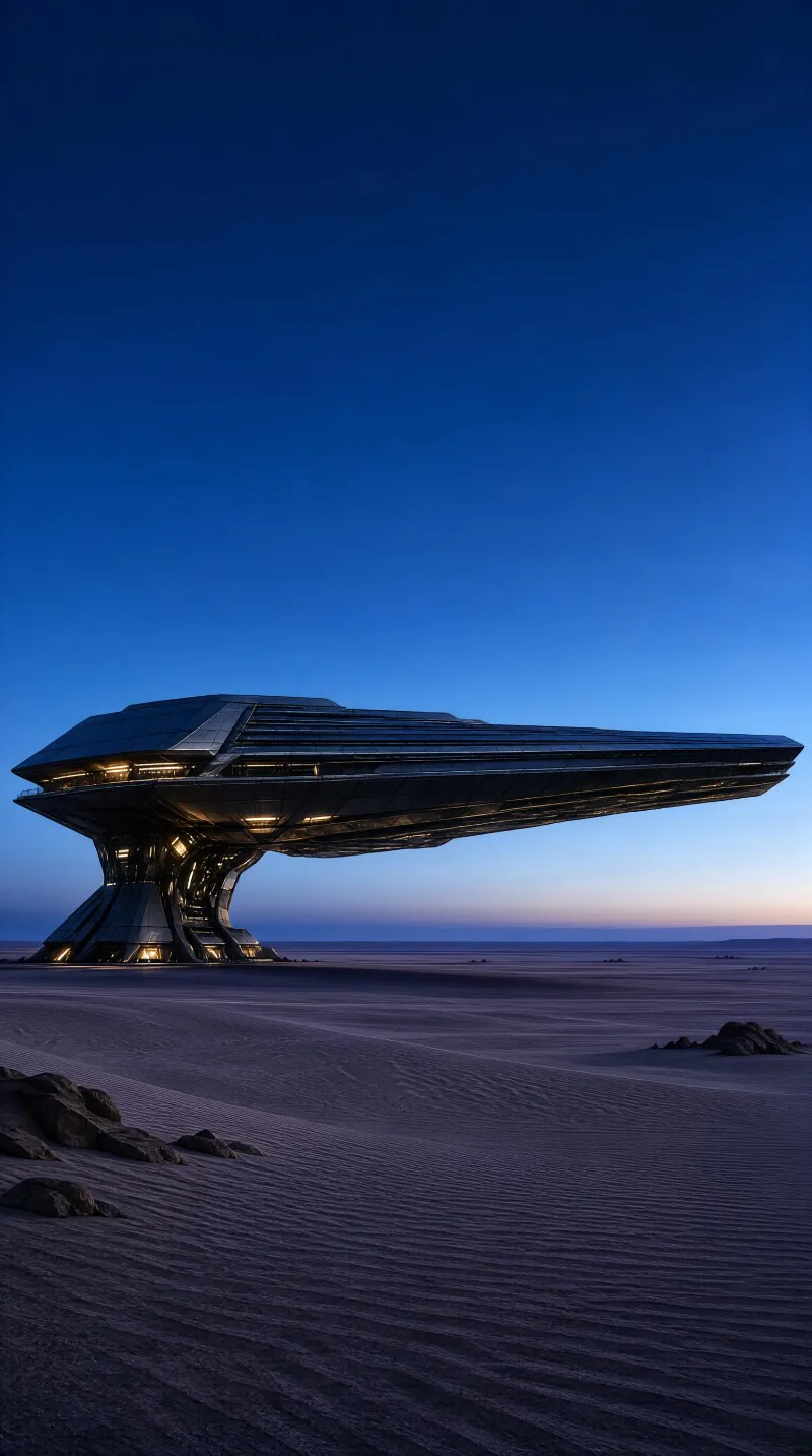 Futuristic Desert Structure