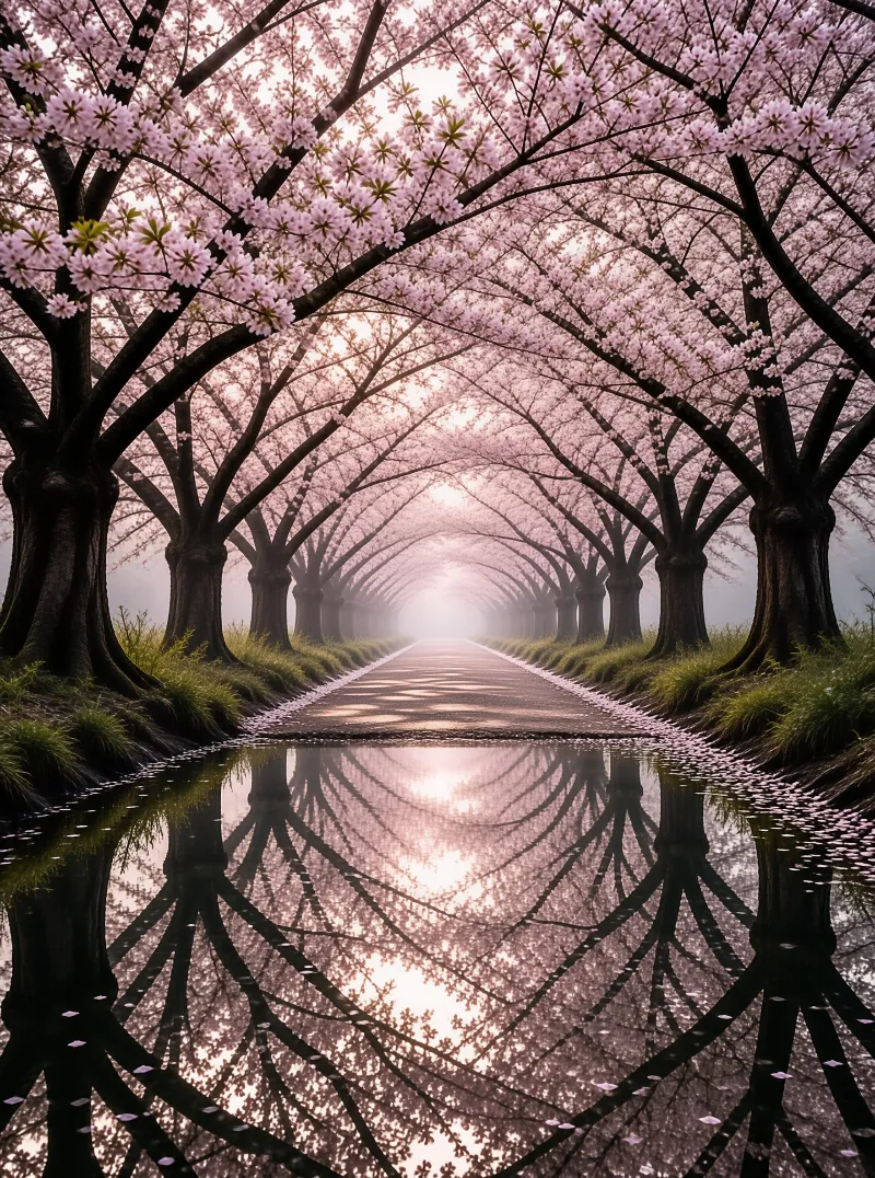 Cherry Blossom Tunnel