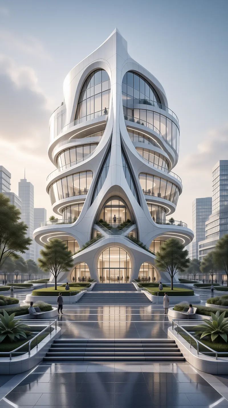 Futuristic Organic Skyscraper