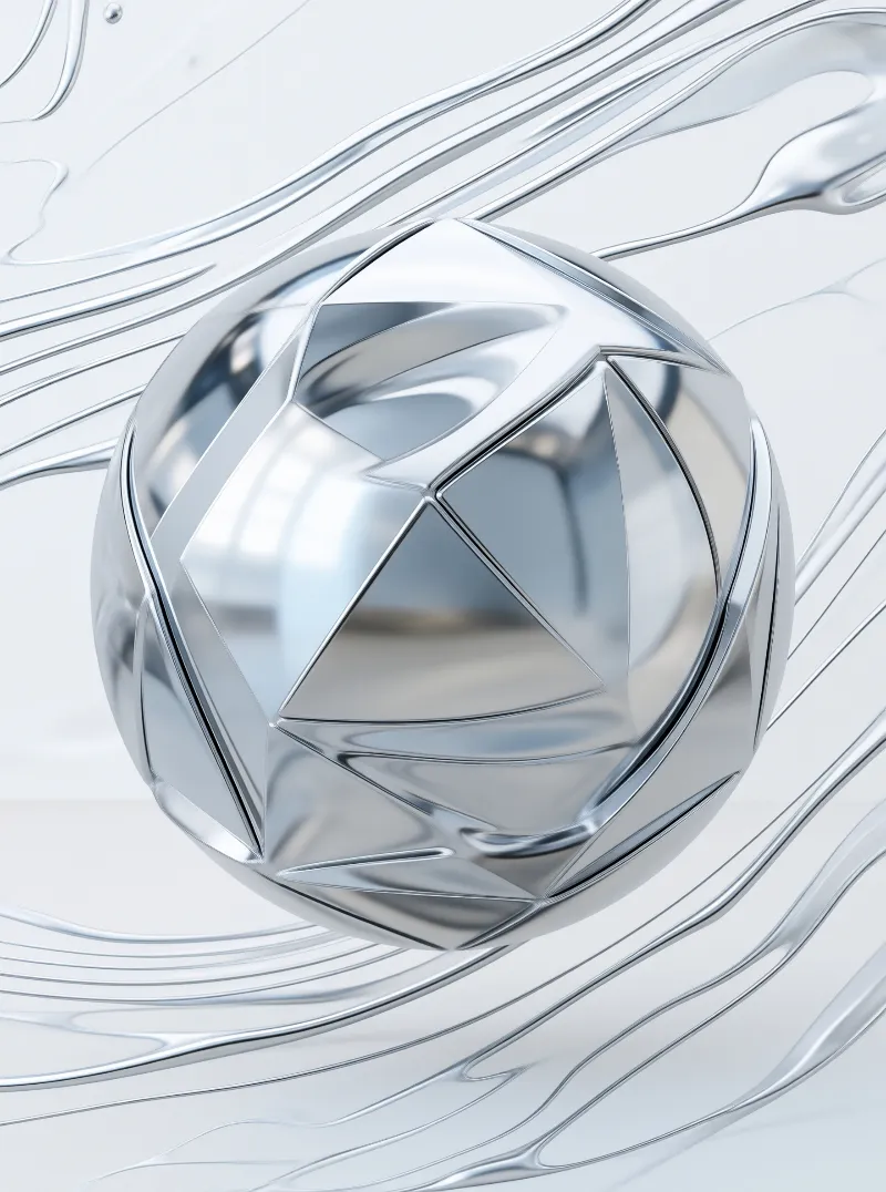 Shiny Metallic Sphere