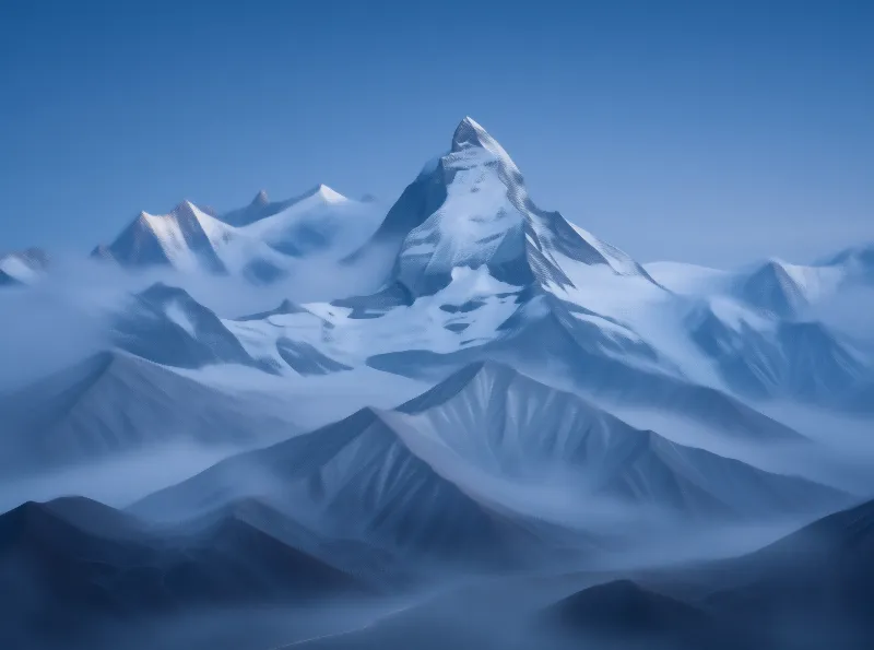 Majestic Snowy Peaks
