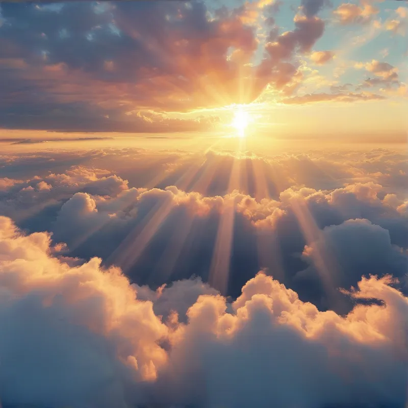 Sunlight Through Clouds