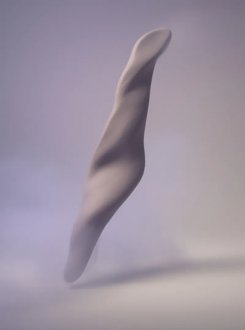 Abstract White Sculpture