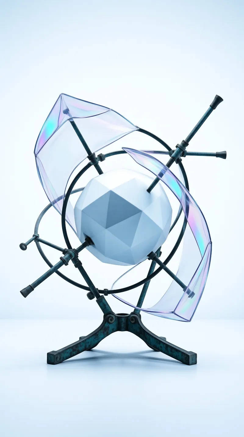 Futuristic Gyroscope Device