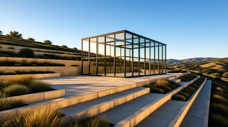 Modern Glass Pavilion