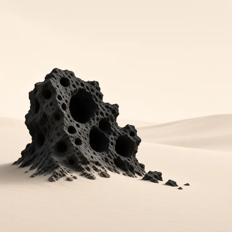 Hollow Rock in Desert
