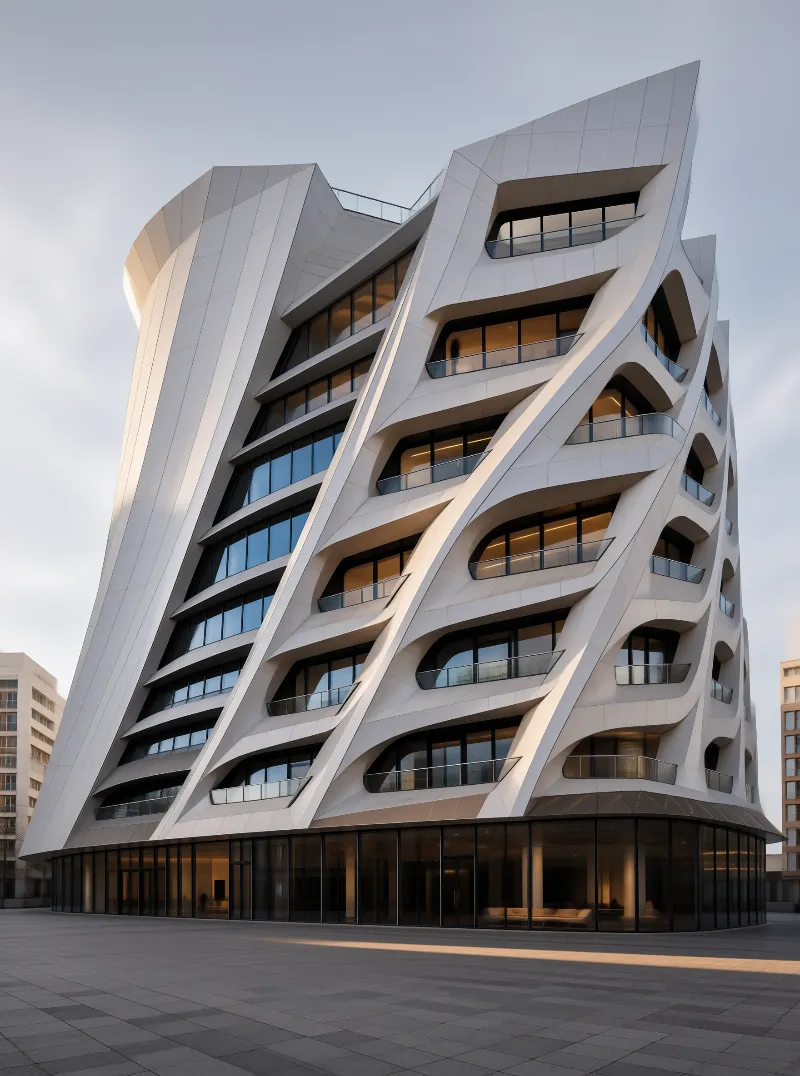 Parametric Tower in Urban Plaza