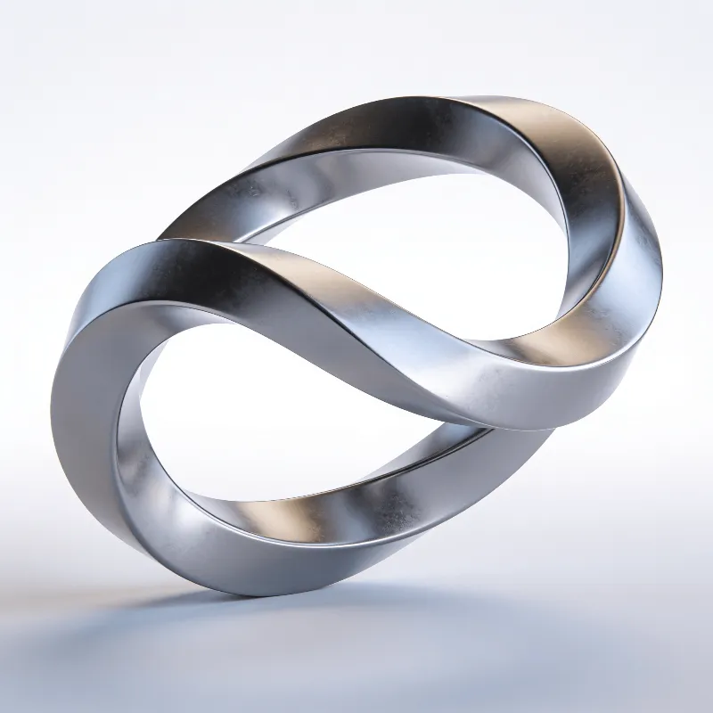 Elegant, Futuristic Mobius Strip
