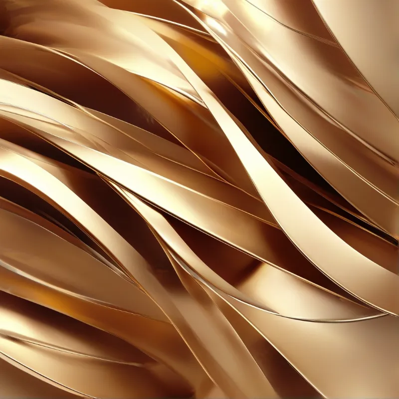 Golden Abstract Waves