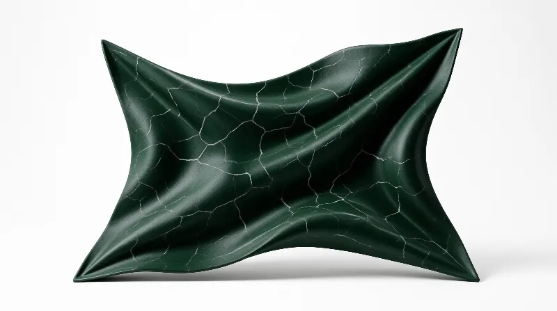 Green Marbled Star Object