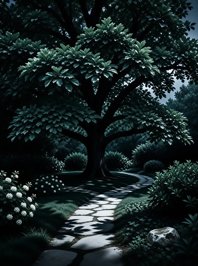 Mysterious Garden Path