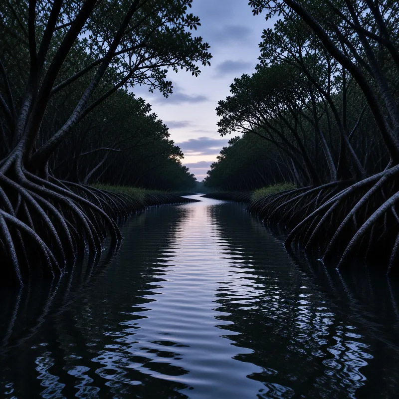 Mangrove Channel Landscape