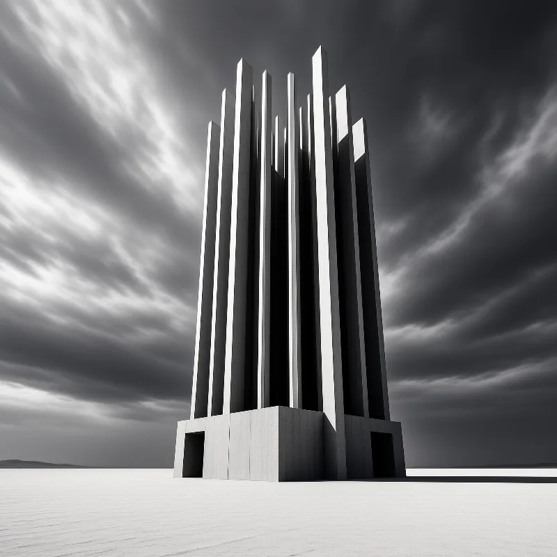 Surreal Monolithic Structure