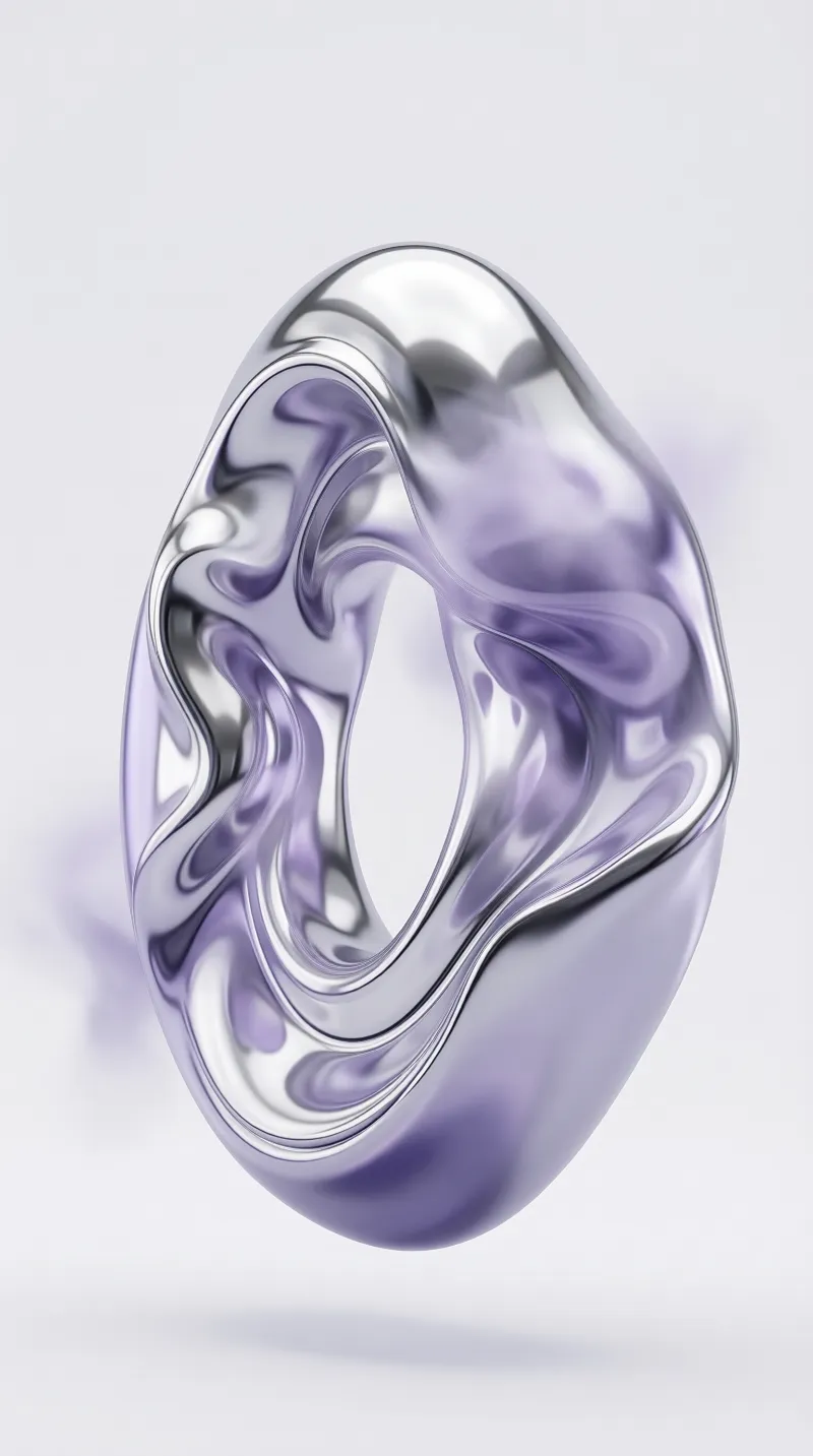Abstract Liquid Metal Ring