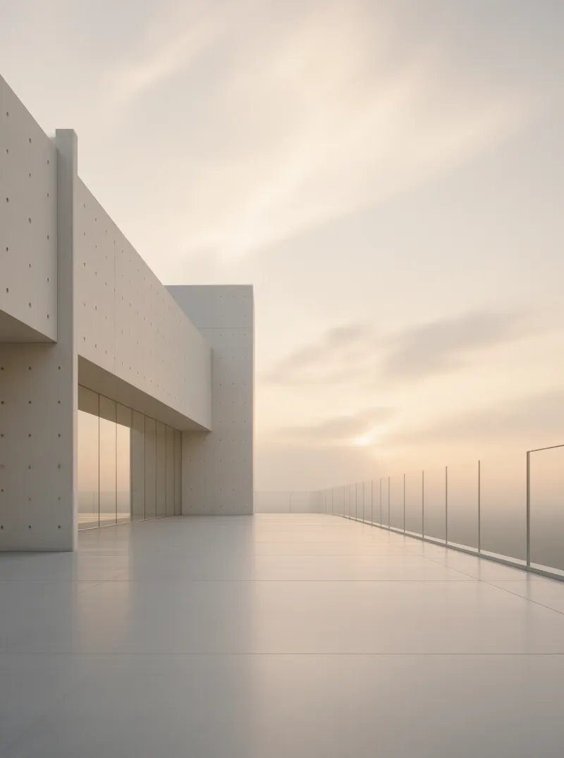 Minimalist Concrete Terrace