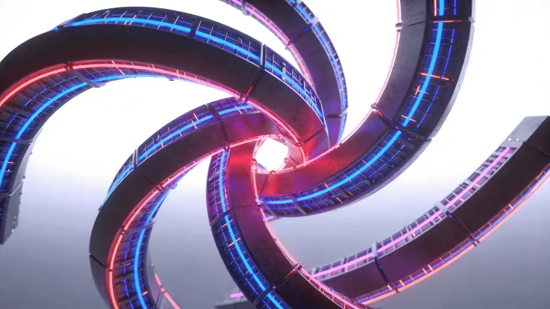 Neon Impossible Shape