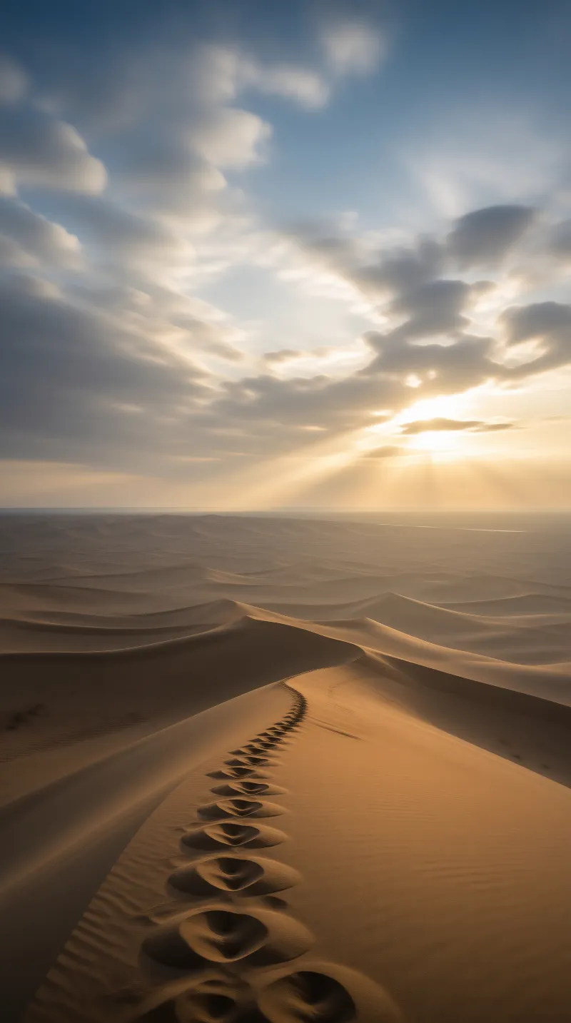 Footsteps Leading to the Sun