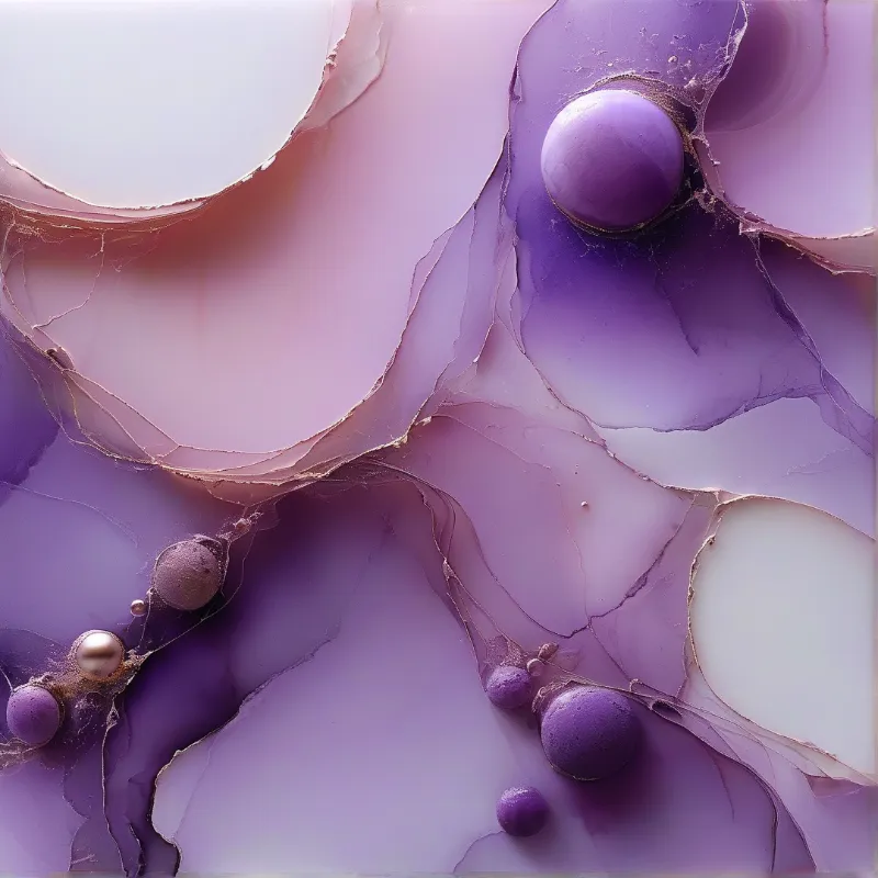Abstract Purple Fluids