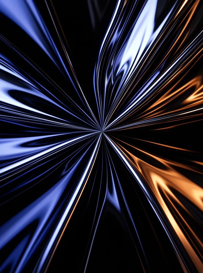 Abstract Radial Light Streaks