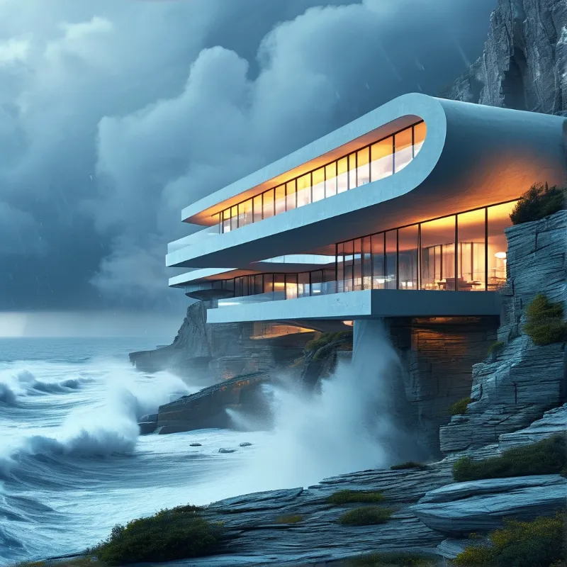 Cliffside Modern Retreat