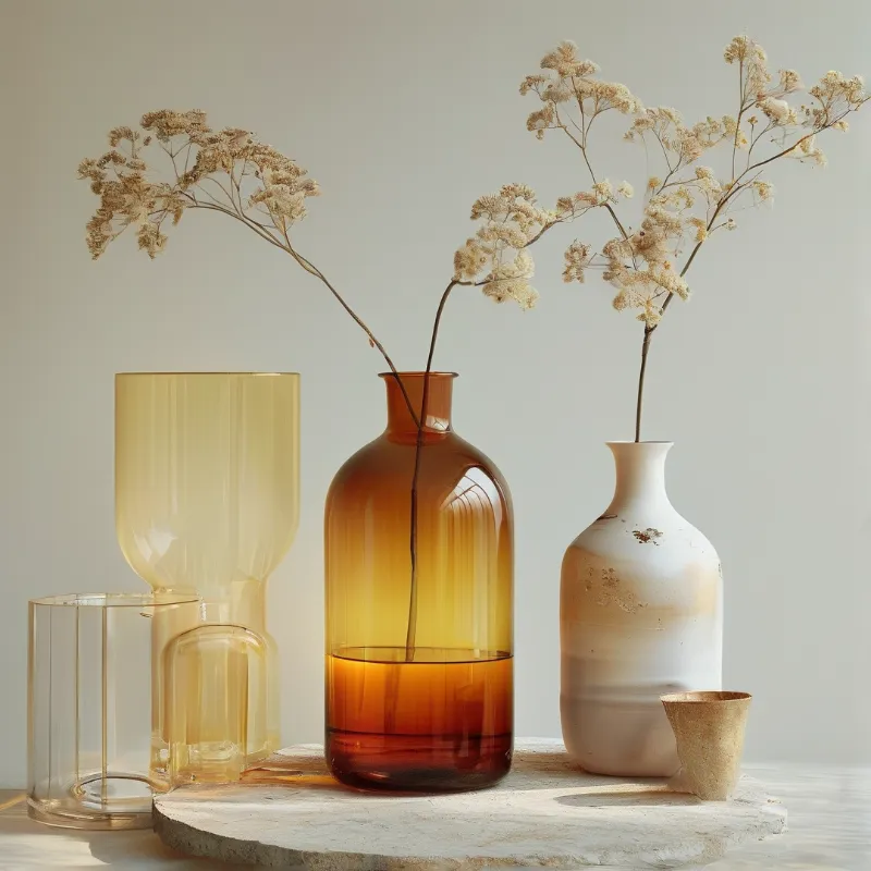 Still Life Vases and Flowers