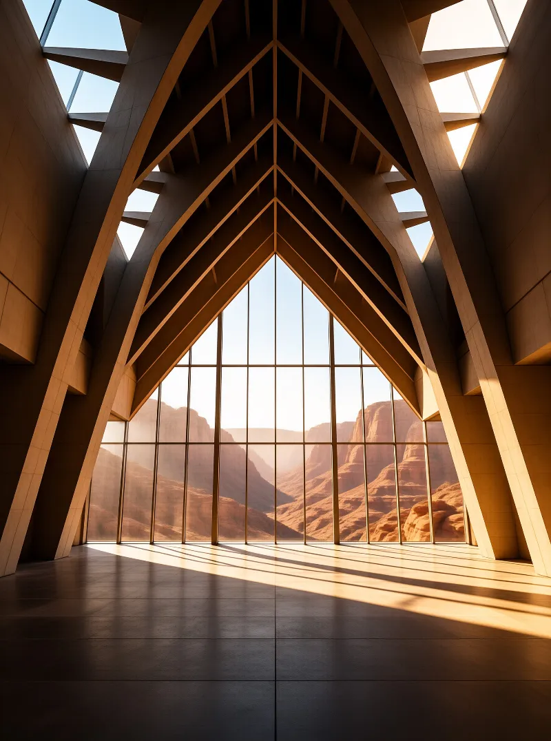 Modern Interior Desert View