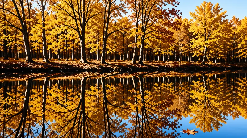 Autumn Forest Reflection
