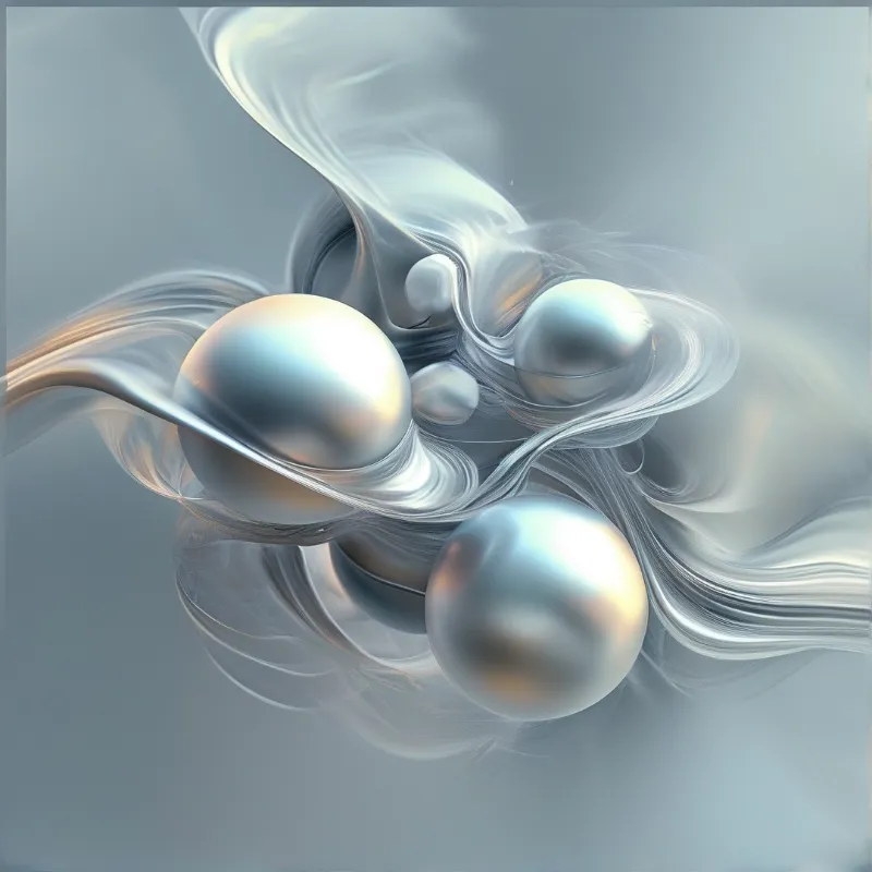 Abstract Metallic Flow