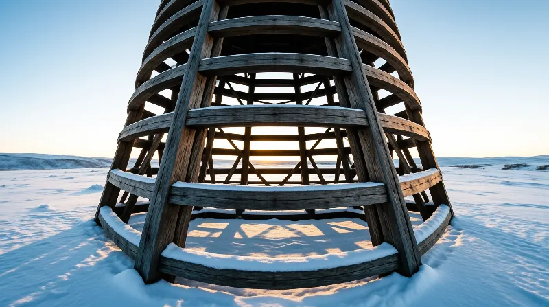 Wooden Snow Tower