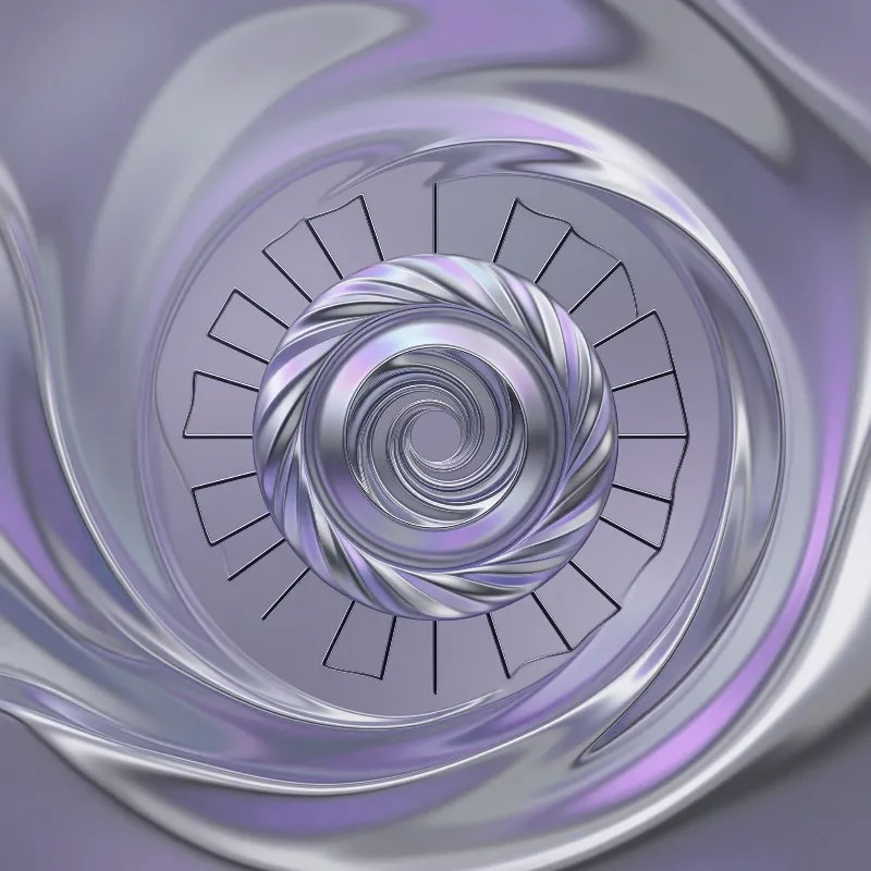 Abstract Metallic Aperture