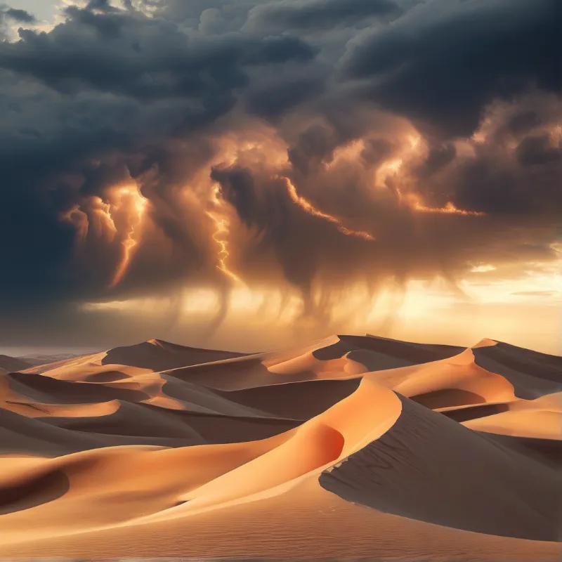 Dramatic Desert Sky