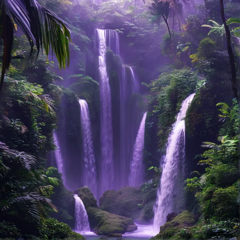 Mystic Jungle Waterfall