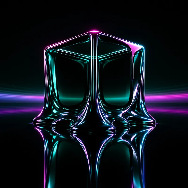 Futuristic Metal Sculpture