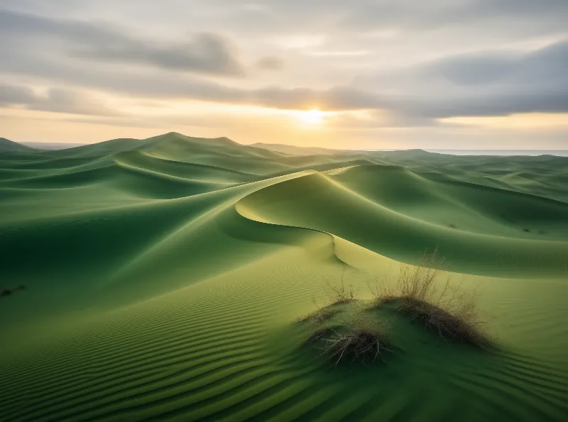 Emerald Dunes Landscape