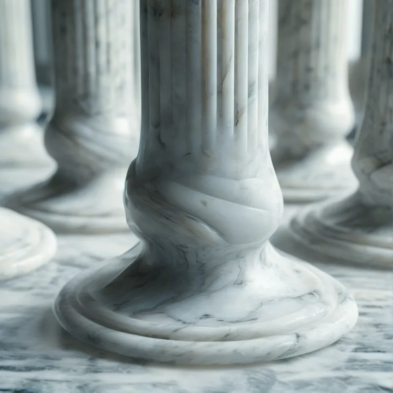Marble Column Bases